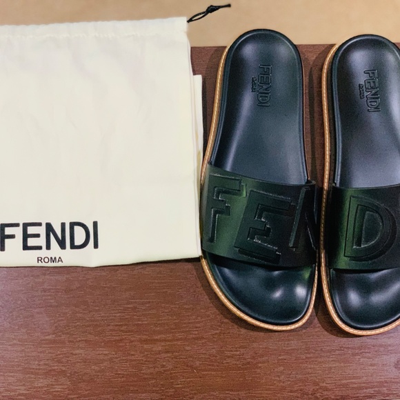 Fendi slide sandals